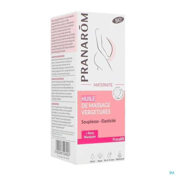 Massage Olie Zwangerschapstriemen 100ml Pranarom