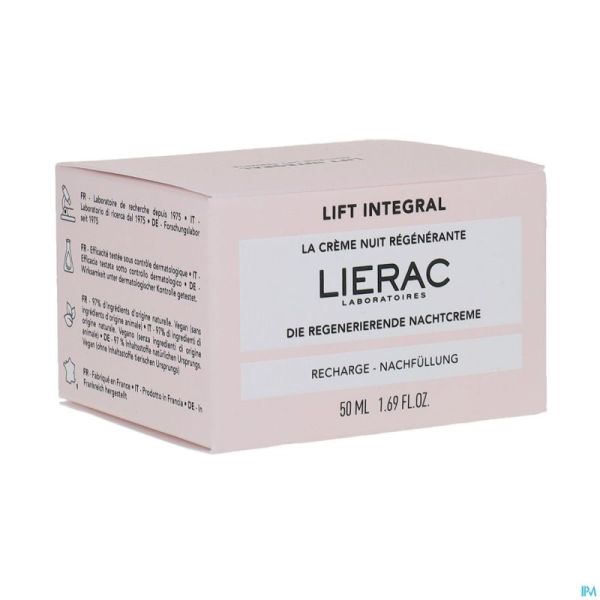 LIERAC LIFT INTEGRAL CREME NUIT RECHARGE 50ML