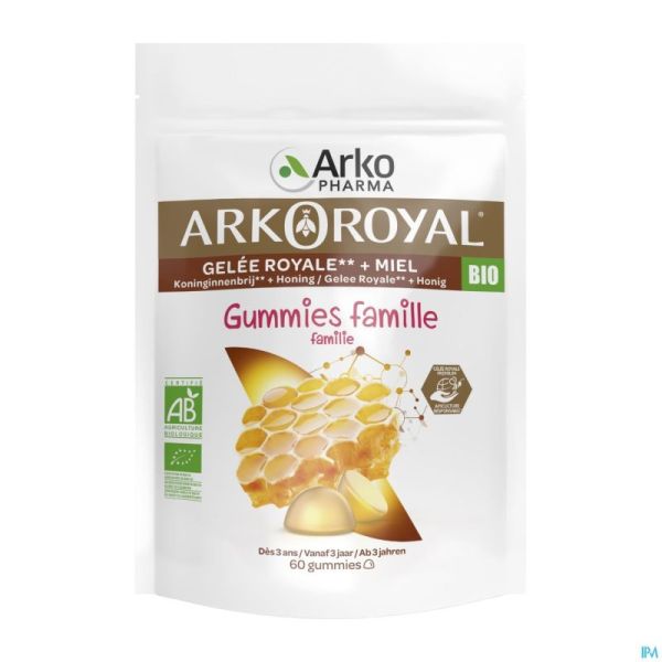 ARKOROYAL FAMILLE BIO GOMMES 60