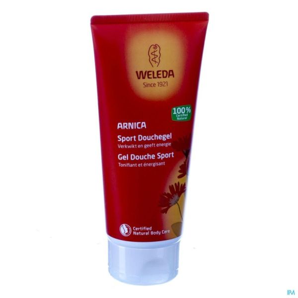 Weleda arnica sport gel douche tube 200ml