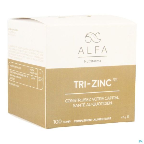 Alfa Tri-zinc 20mg Tabl 100