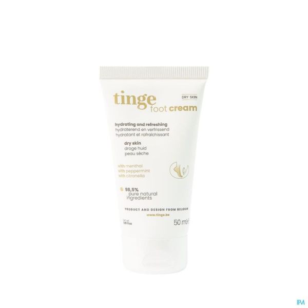 Tinge Creme Hydratante Pieds Secs Tube 50ml