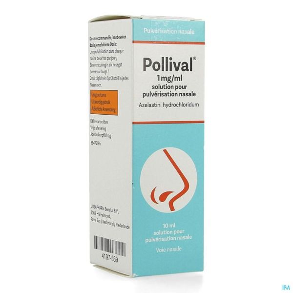 Pollival 1Mg/Ml Sol Pour Pulv Nasale 10Ml