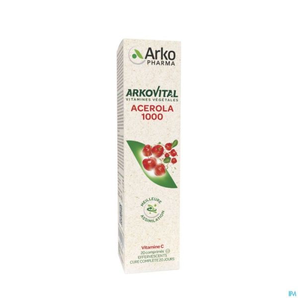 Arkovital Acerola 1000 Bruistabletten Vit C Comp20