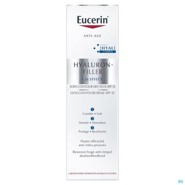 Eucerin Hyaluron-Filler X3 Contour Yeux Ip15 15Ml