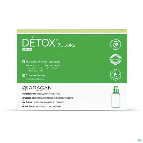 Aragan Detox 7j Flacon 7