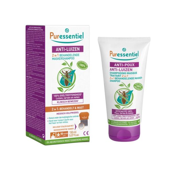 Puressentiel A/Poux Sh Traitant 2En1 150Ml+Peigne