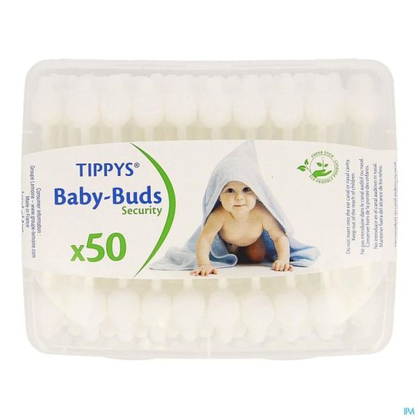 Tippys baby buds tiges coton 50