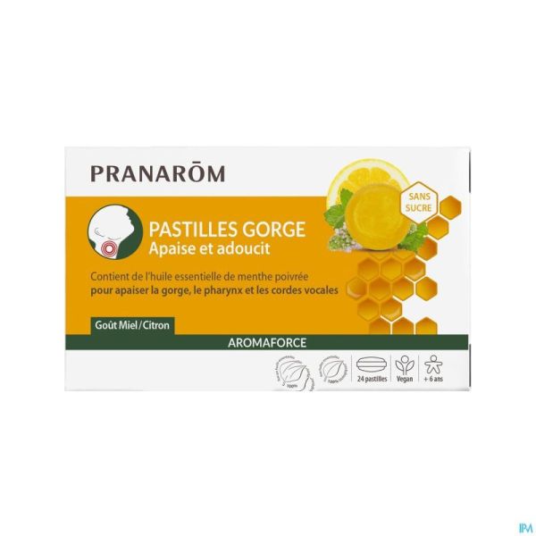 AROMAFORCE GORGE MIEL/CITRON S/SUCRE PAST 24