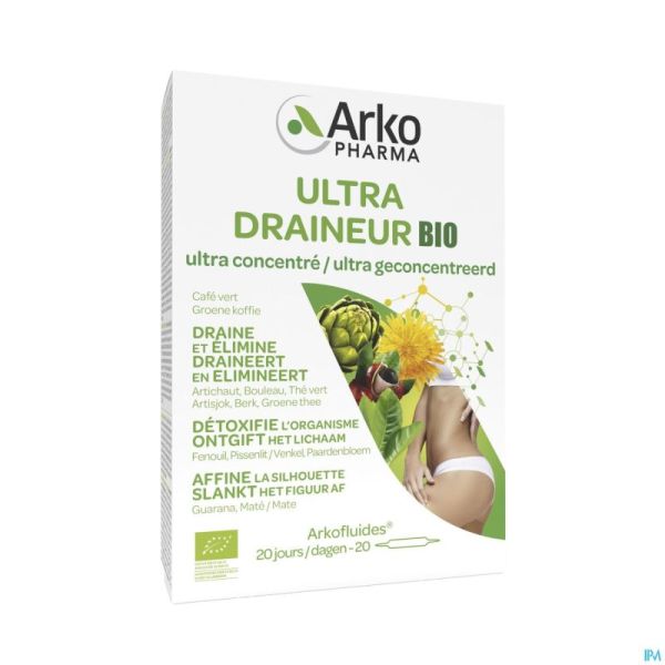 Arkofluides Ultra Draineur Bio Amp 20x10ml