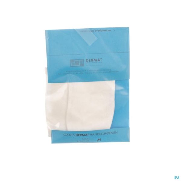 Dermat Gants 2 Medium 100% Coton