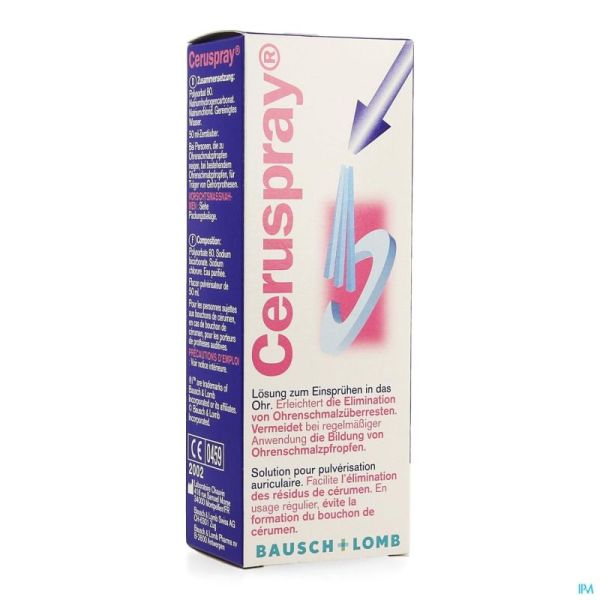 Ceruspray Solution Auriculaire 50ml