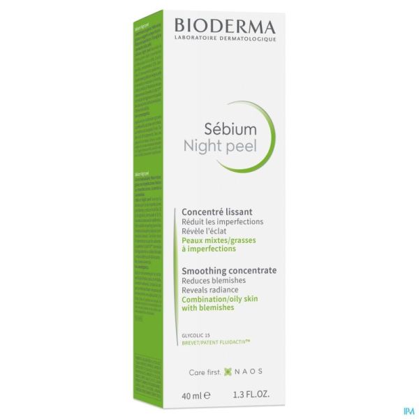 Bioderma Sebium Night Peel Fpe 40ml