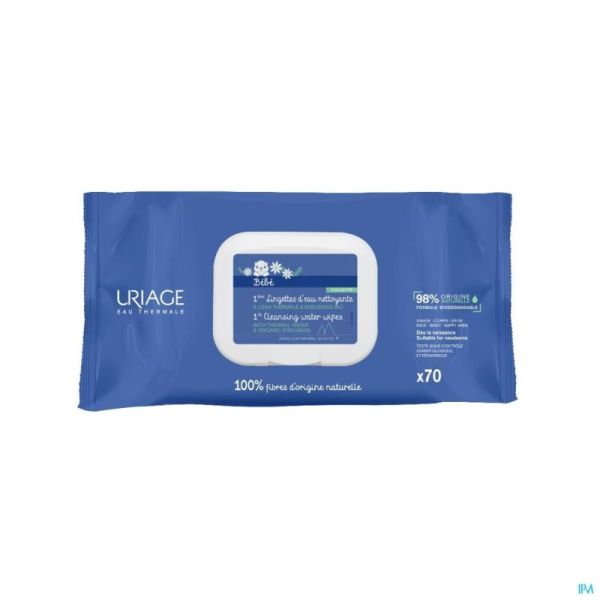 Uriage 1Ere Lingettes Nettoyant 70