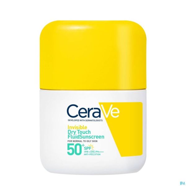 Cerave Sun Fluide Invisible Toucher Sec Spf50 50ml